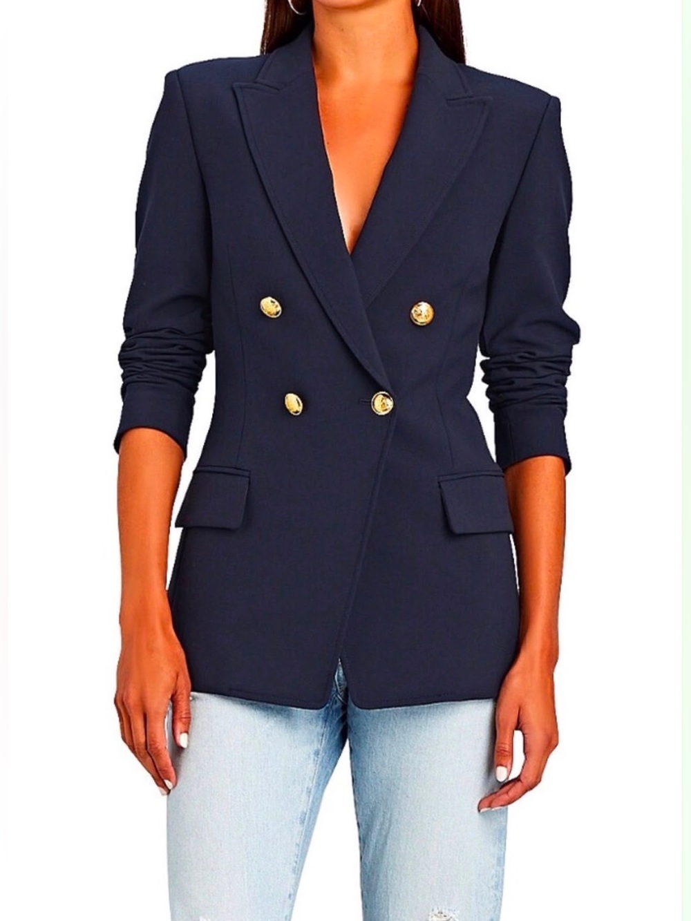 A.L.C. Sedgwick II Double Breasted Blazer in navy size 2